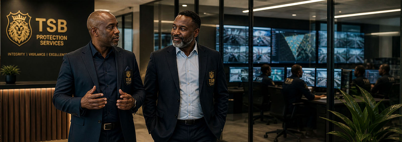 TSB Protection Services security team providing disciplined protection solutions across South Africa