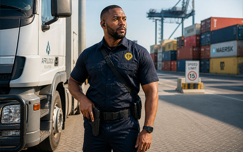 TSB Protection Services logistics security team protecting cargo and supply chain assets