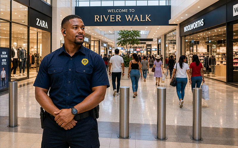 TSB Protection Services retail security team providing loss prevention and visible deterrence at shopping centres