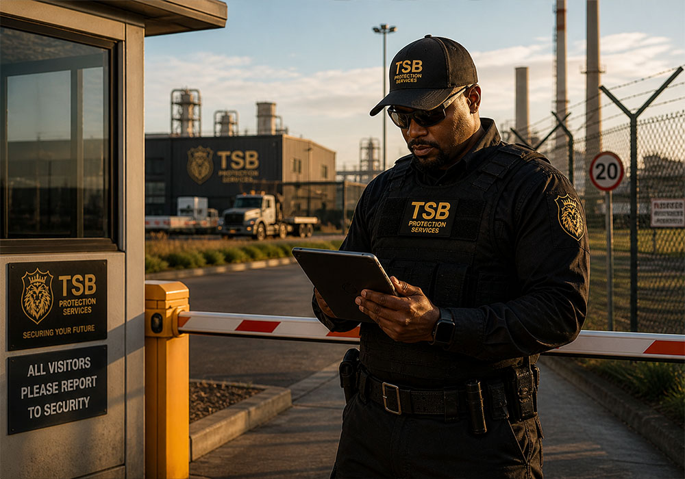 TSB Protection Services static guarding and infrastructure security personnel