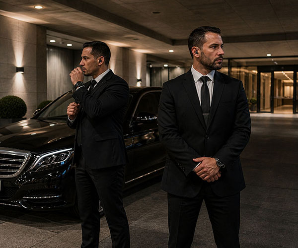 TSB Protection Services executive protection specialist providing close protection security
